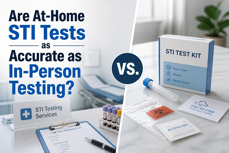 At-home vs. In-Person STI Testing