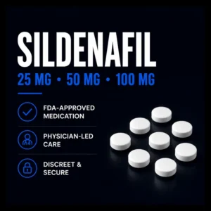 Erectile Dysfunction - Sildenafil, 30 pills @ 50mg